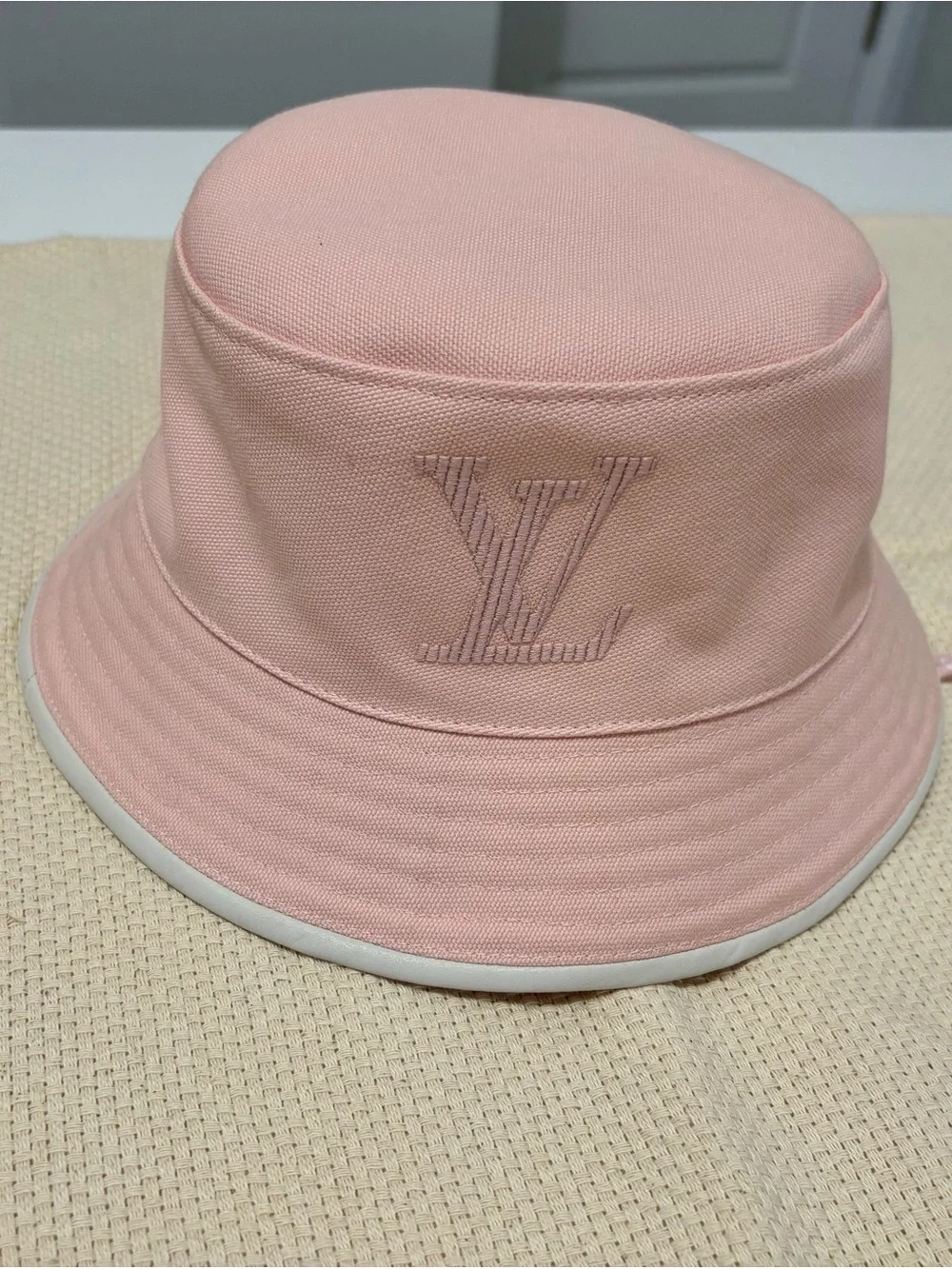 Casual Chic Louis Vuitton Pink Bucket Hat, Gently Loved!